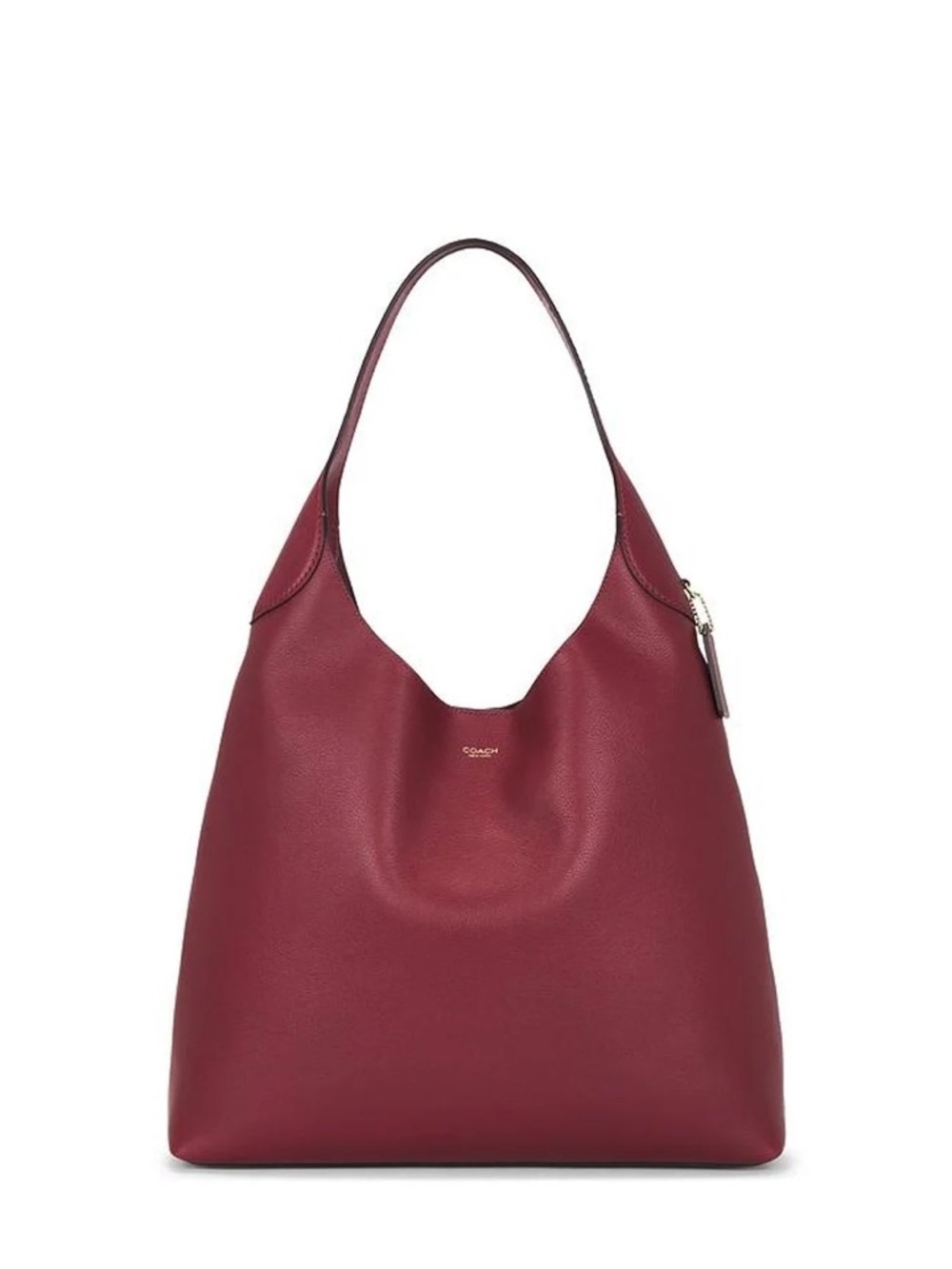 Coach Brooklyn Dark Ruby 39: Leather Hobo Shoulder Bag